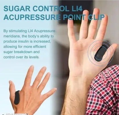 Dr.VED's (3Pcs)LI4 Acupressure Clip for Diabetics Sugar Control,Headache &Tension Relief (Limited Time Offer – Buy 1, Get 2 FREE! 🎁