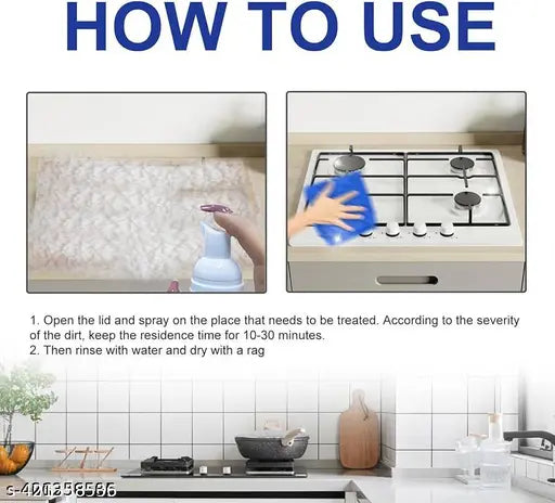 Clean Your Kitchen in 2 Minutes! बस 2 मिनट में चमत्कार! ग्रीस हटाएं, किचन चमकाएं