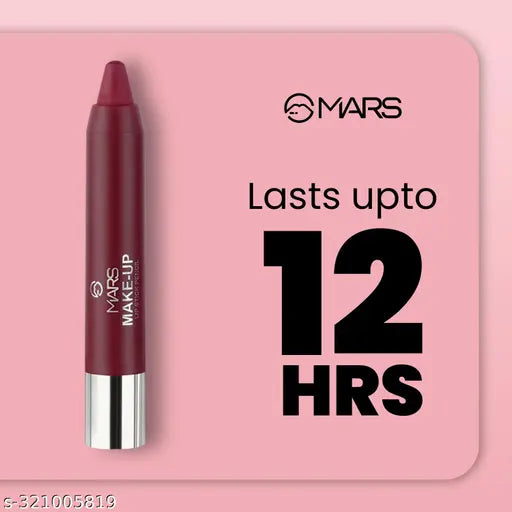 MARS Ultra Pigmented Super Soft Ultra Matte Lipstick Long Lasting Pack of 4 (Shade-F, 14.4 g)